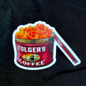 Folgers Sticker