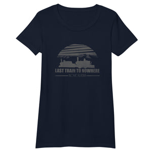 LAST TRAIN - Women’s fitted t-shirt