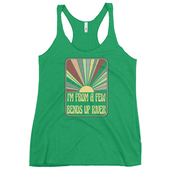 UP RIVER - Women's Racerback Tank